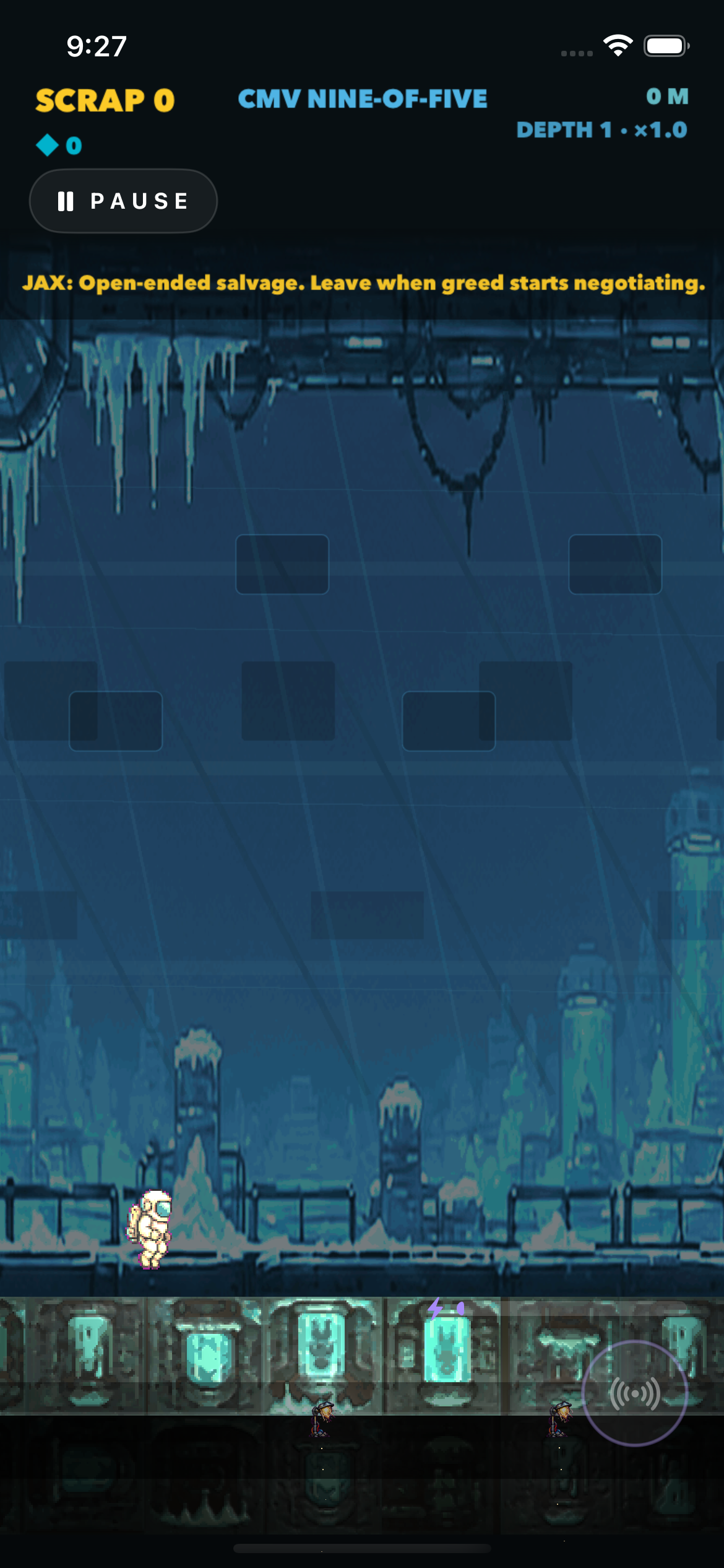 Cryo biome gameplay